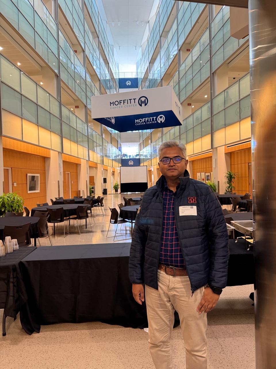 At Moffitt Cancer Center, Tampa, USA